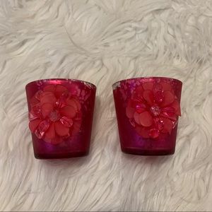 Cute Pink Tealight Holders
